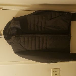 Lululemon Mens DOWN FOR IT ALL Large Hunter Green Hooded ski jacket